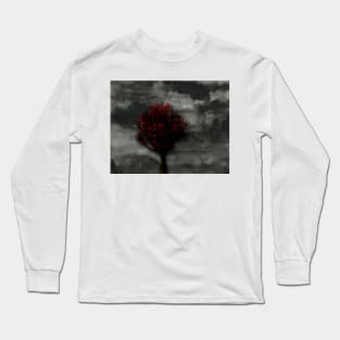 Lone Tree Against The Storm Long Sleeve T-Shirt